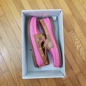 Pink topsiders Passion for the Sea loafers